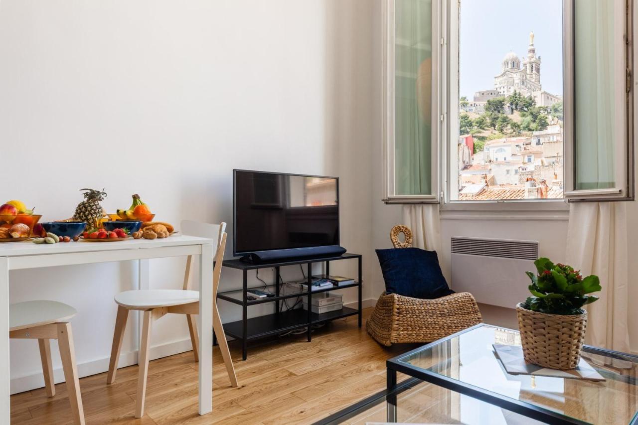 La Bonne Mere - Superbe Appartement Vue Notre Dame Marselha Exterior foto