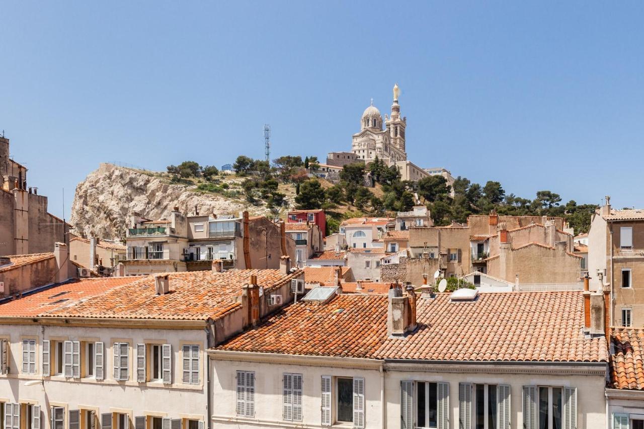 La Bonne Mere - Superbe Appartement Vue Notre Dame Marselha Exterior foto